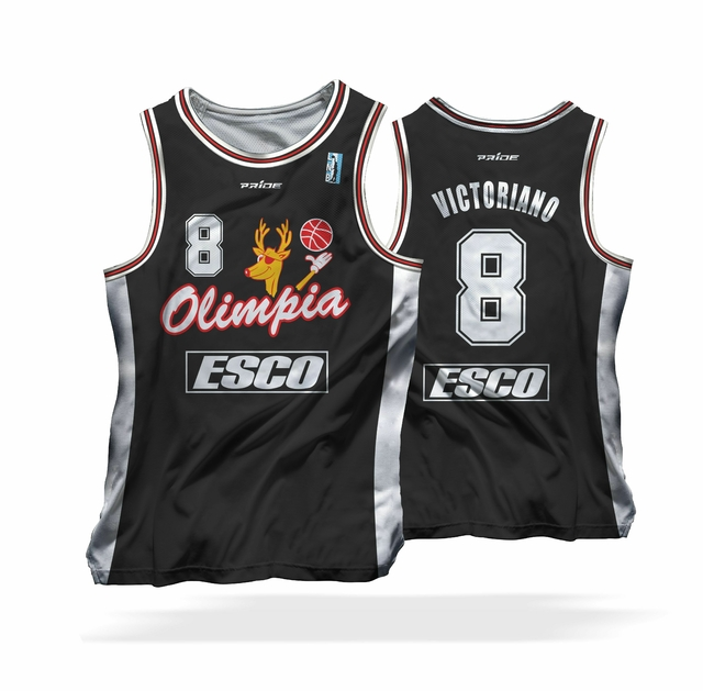 Camiseta histórica negra de Olimpia